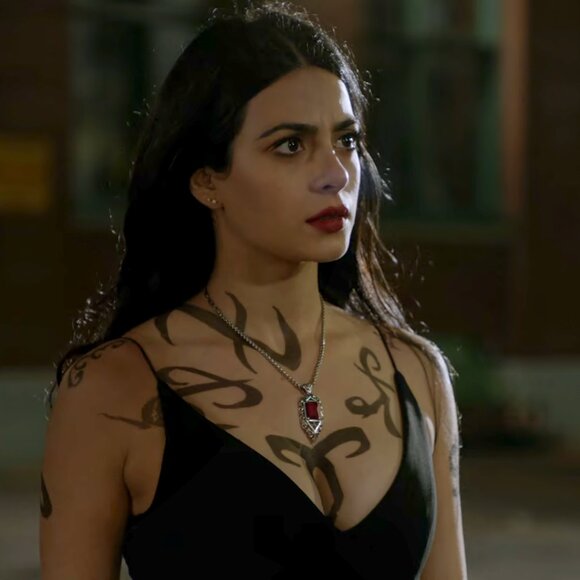 Nicholas Black Crepe Insert Dress ASO Isabelle Lightwood - Picture 14 of 15